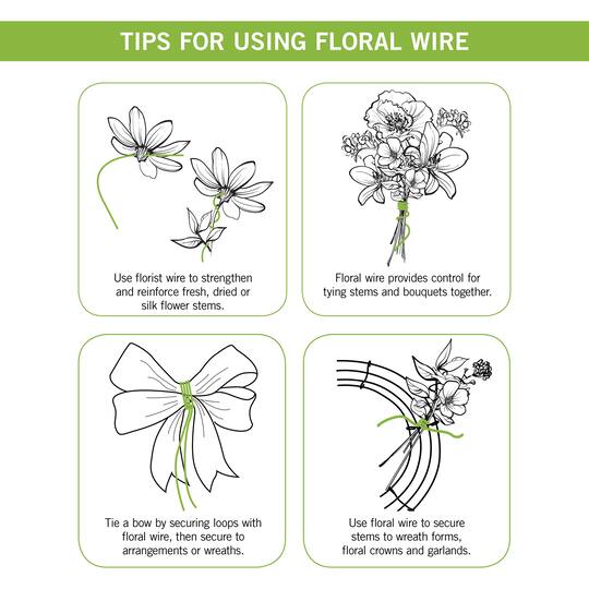 FloraCraft® Green Floral Wire
